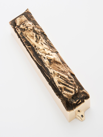 MEZUZAH OF BRONZE <br /> CHMIELNIK <br /> RYNEK 4