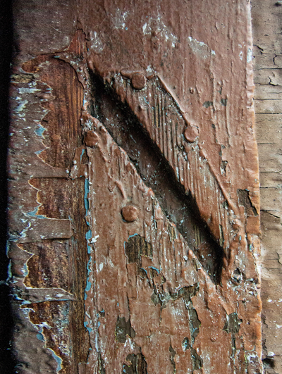 MEZUZAH OF BRONZE <br /> GĄBIN <br /> UL. PŁOCKA 3